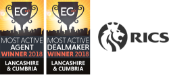 Most Active Agent Winner & Rics Logo
